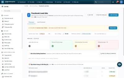 Facebook Lead Ads kéo lead về ZCRM